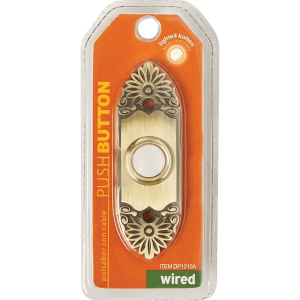 DP1210A Wired Doorbell Button IQ America -PKG