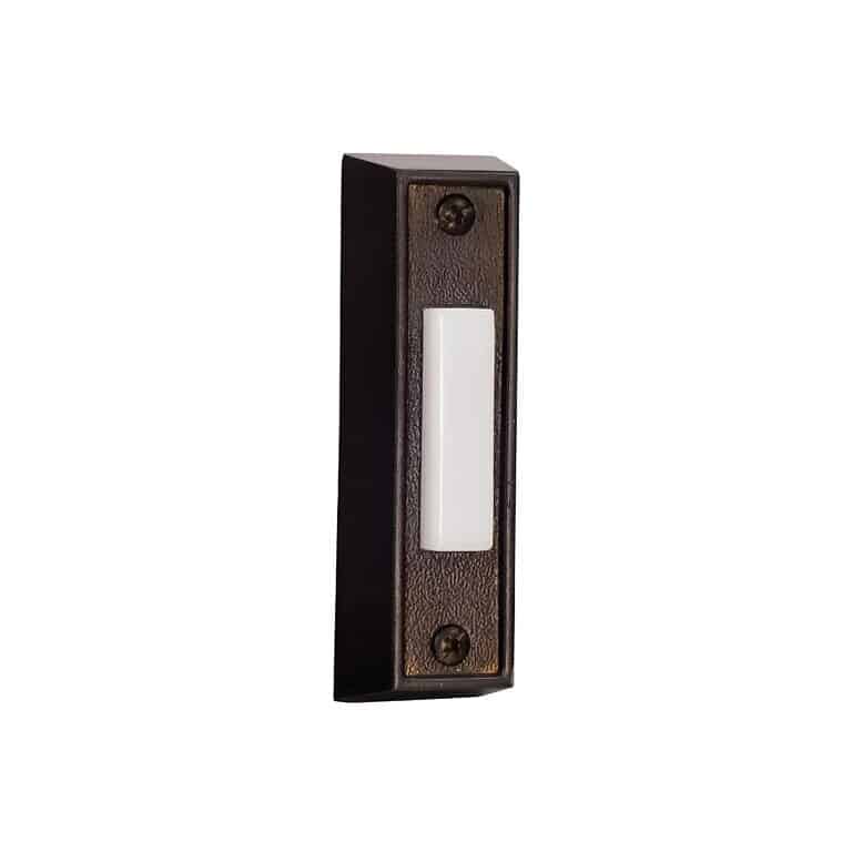BS6-BZ Surface Mount RectAngle Lighted Push Button in Bronze