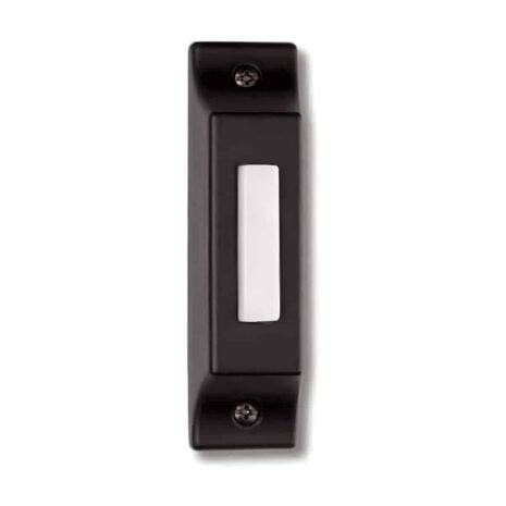 BSCB-B Black Wired Doorbell Button by Craftmade BSCB-B Black Wired Doorbell Button by Craftmade