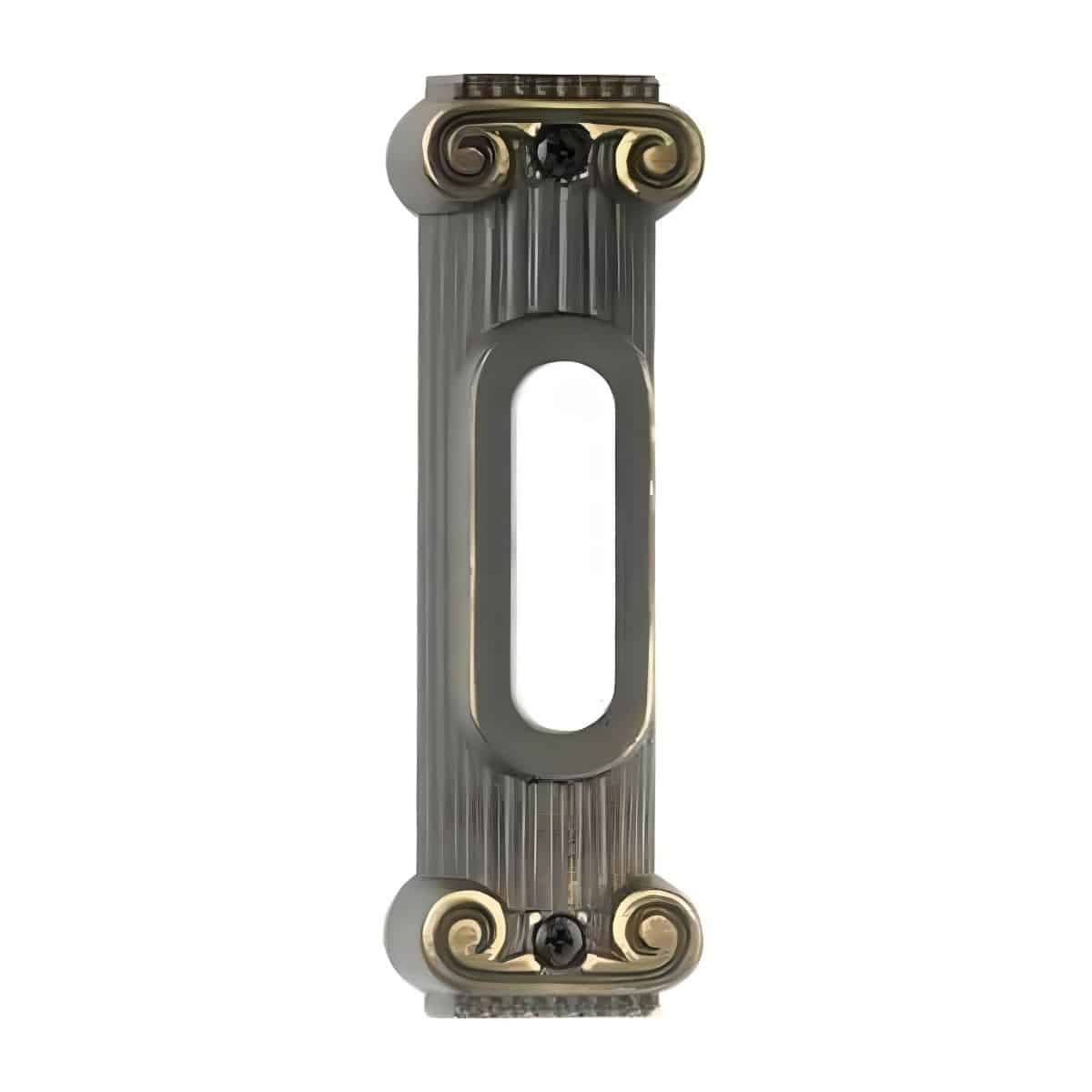 BSCOL-AZ Craftmade Ionic Column LED Wired Doorbell Button In Aged Bronze