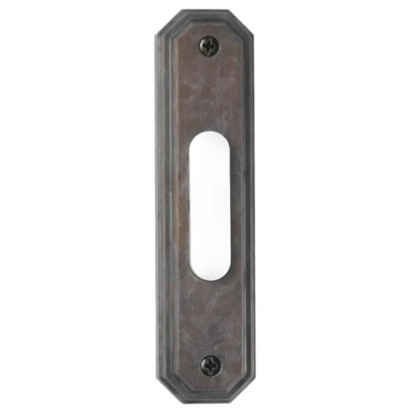 BSOCT RB Wired Doorbell Push Button Lighted in Rustic Brick