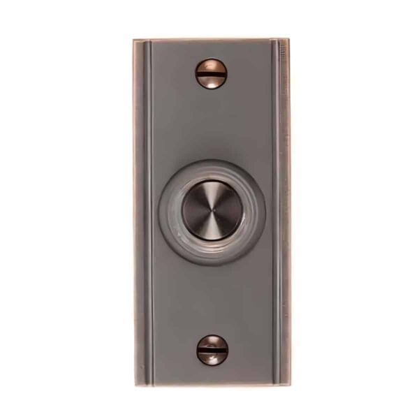 DH1637L Bronze Finish Lighted Doorbell Push Button