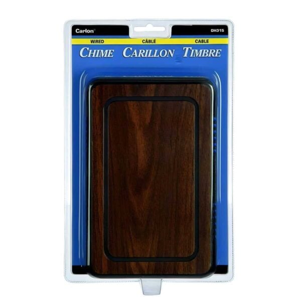 DH315 Carlon Wired Chime Dark Stained in Package