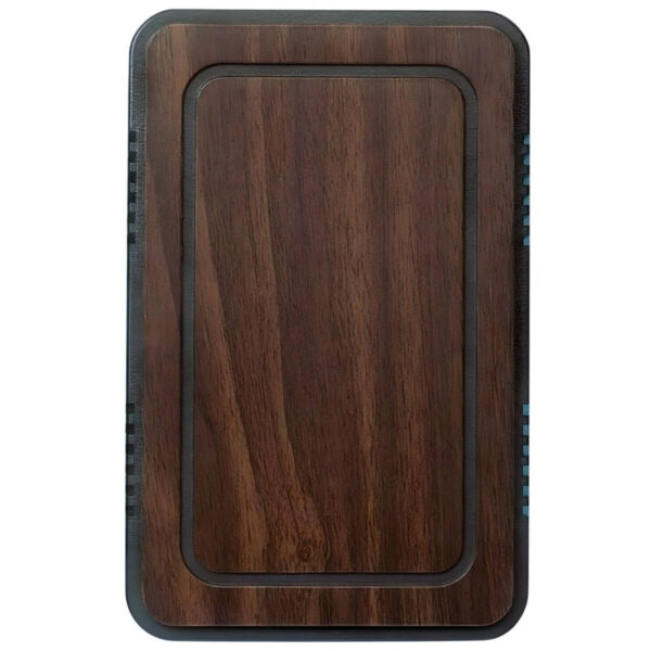 DH315 Dark Stained Wood Wired Doorbell