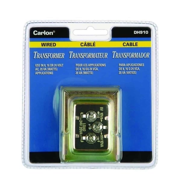 DH910 Tri Volt Doorbell Transformer in Packaging