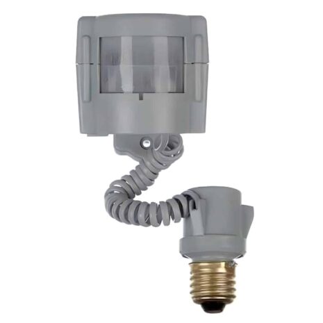 HS3100D Grey Motion Sensor & Bulb Adaptor for Outdoor Lights HS3100D Grey Motion Sensor & Bulb Adaptor for Outdoor Lights