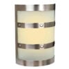 ICH1405-PT Half Cylinder Styled Frosted Glass with Pewter Finished Trim