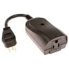 Outdoor Rated Plug Adaptor With Remote Control
