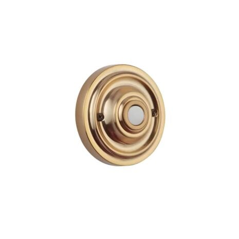 PB3039-SB Craftmade Round Metal Lighted Wired Push Button in Satin Brass PB3039-SB Craftmade Round Metal Lighted Wired Push Button in Satin Brass
