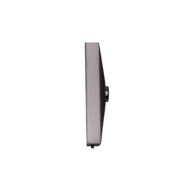 PB5008-BNK Craftmade Narrow Width Lighted Surface Mount Push Button Brushed Nickel Finish Side