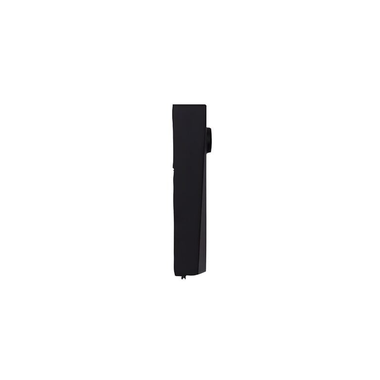 PB5010-FB Craftmade Unique LED Lighted Doorbell Button Flat Black Finish Side View