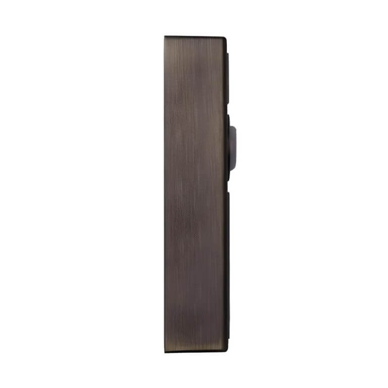 PB5013-AB Craftmade Surface Mount Lighted Push Button in Antique Brass Side View