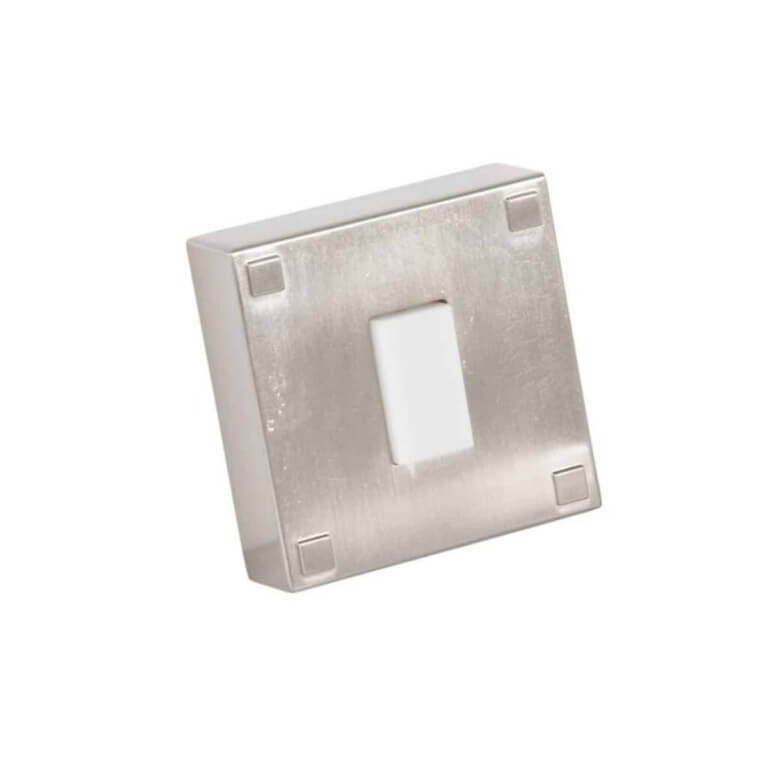 PB5015-BNK Craftmade Square Lighted Push Button in Brushed Nickel