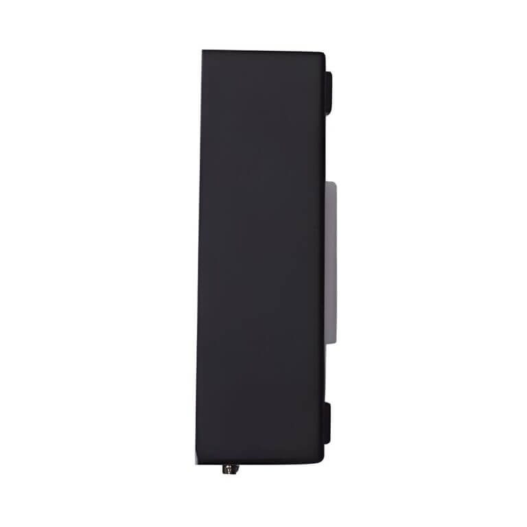 PB5015-FBSB Craftmade Surface Mount Lighted Push Button in Flat Black Finish Satin Brass Accents Side
