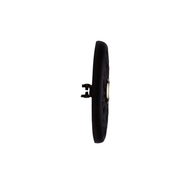 PBFLOWER Contemporary Circular Flower Wired Lighted Doorbell Button Profile View