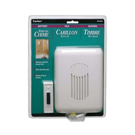 RC3520 Carlon Wireless Battery Operated Door Chime Kit for Homes in Packaging RC3520 Carlon Wireless Battery Operated Door Chime Kit for Homes in Packaging