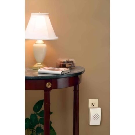 RC3733D compact door Chime receiver near table RC3733D compact door Chime receiver near table