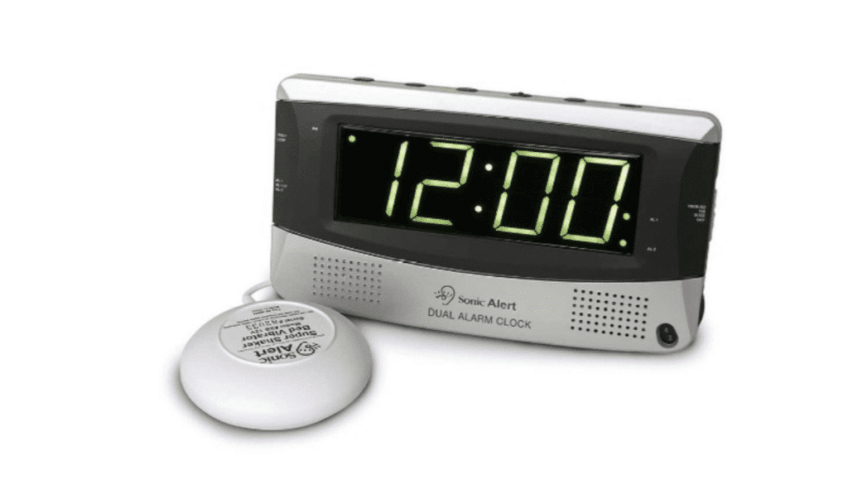 SBD375ss-v3 Sonic Alert Alarm Clock for the Deaf