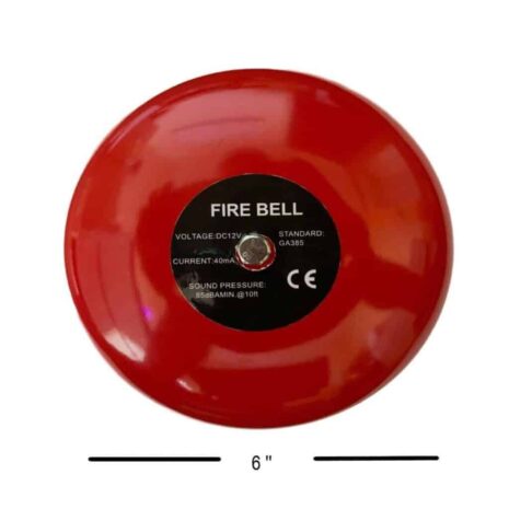 SS-FIREBELL-12V Fire Alarm Bell Product Dimensions SS-FIREBELL-12V Fire Alarm Bell Product Dimensions