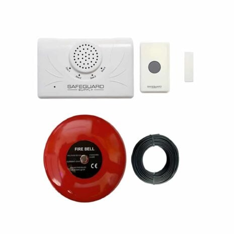 WDK-ERA-FIREBELL Doorbell Kit for Warehouse With Red Fire Alarm Bell WDK-ERA-FIREBELL Doorbell Kit for Warehouse With Red Fire Alarm Bell