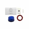 WDK-ERA-STROBE Warehouse Doorbell With Strobe – Entrance Alert Chime for Businesses Bluer Strobe Light