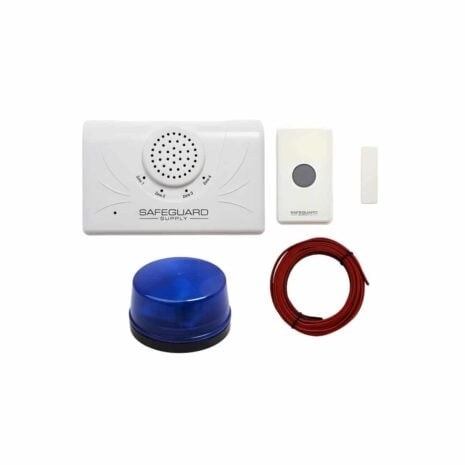 wdk-era-strobe-warehouse-doorbell-with-strobe-entrance-alert-chime-for-businesses-blue-strobe-light WDK-ERA-STROBE Warehouse Doorbell With Strobe – Entrance Alert Chime for Businesses Bluer Strobe Light